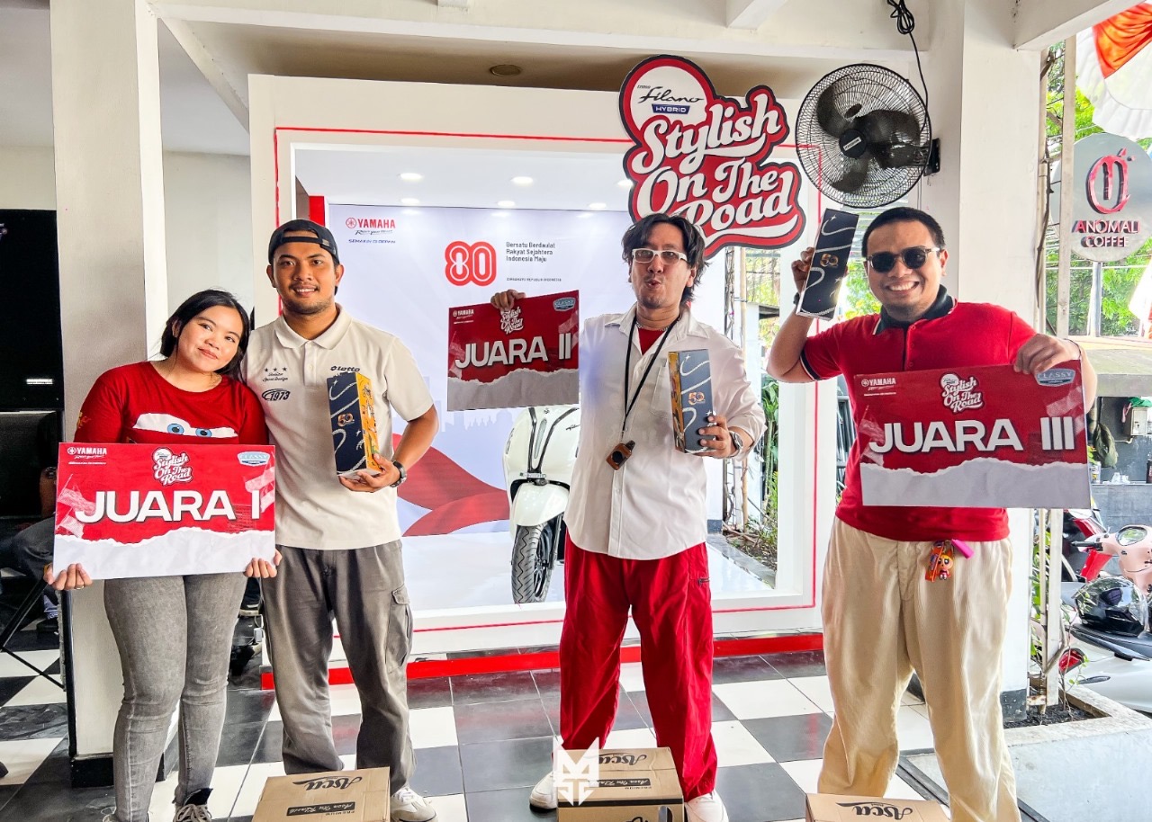 Semarak HUT Ke-80 RI, Yamaha Hadirkan Grand Filano SOTR 2025