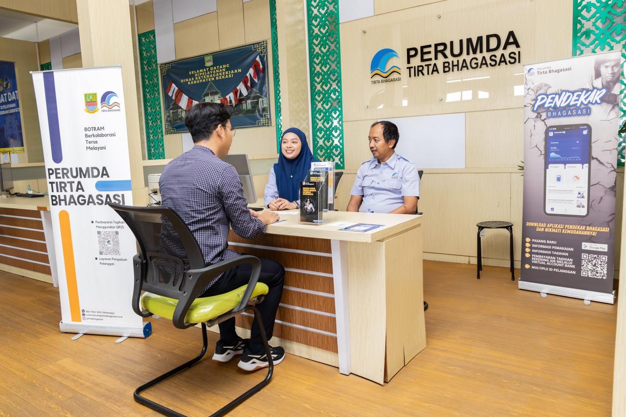 Mudahkan Akses Layanan Air, Perumda Tirta Bhagasasi Hadir di MPP Cikarang
